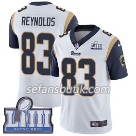 Los Angeles Rams Tröjor Josh Reynolds 83 Nike Vit 2019 Super Bowl LIII - Herr
